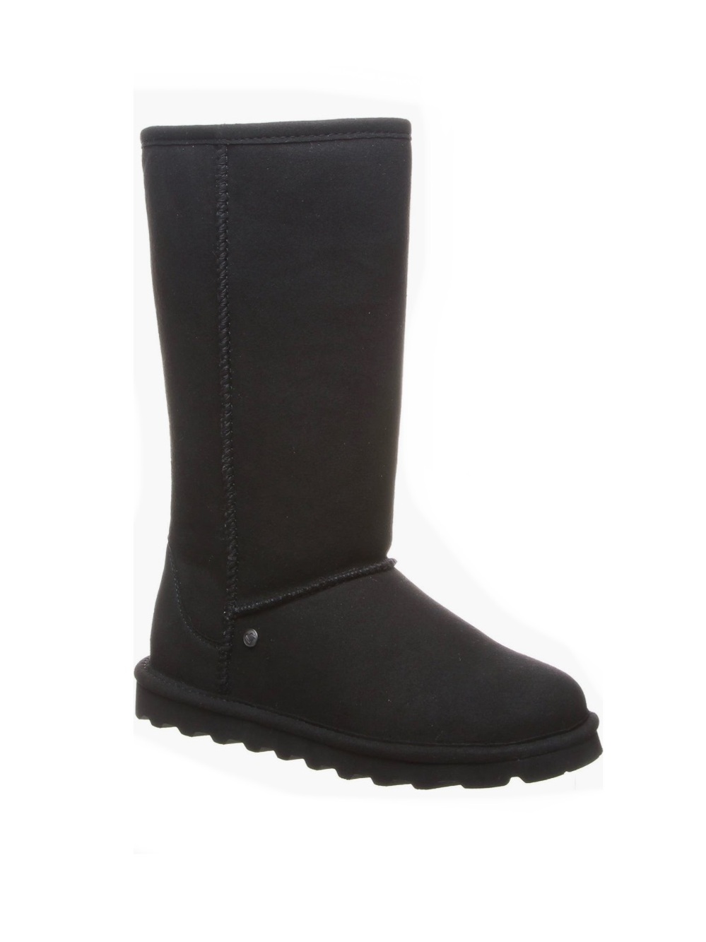BearPaw Elle Tall Vegan Faux Fur Lined Boot Black 2 Women’s Size 6 Medium Calf